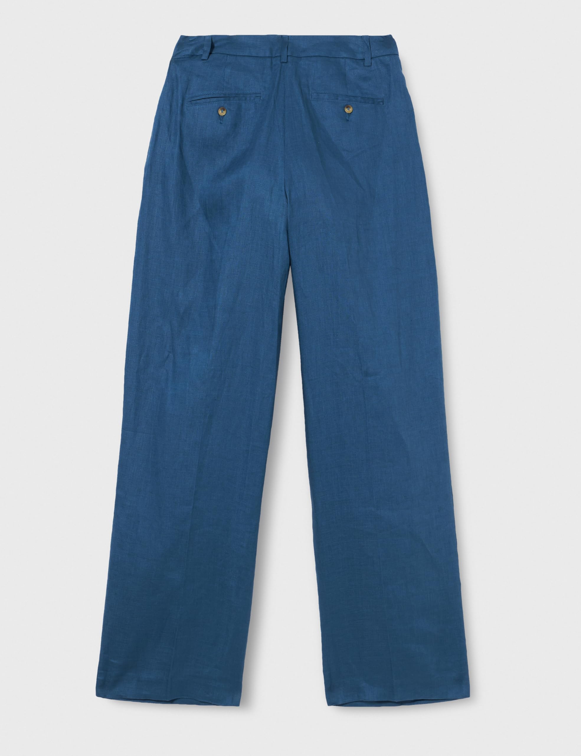 Benetton 4AGHDF05W Pantaloni Donna Lino Vita Regular