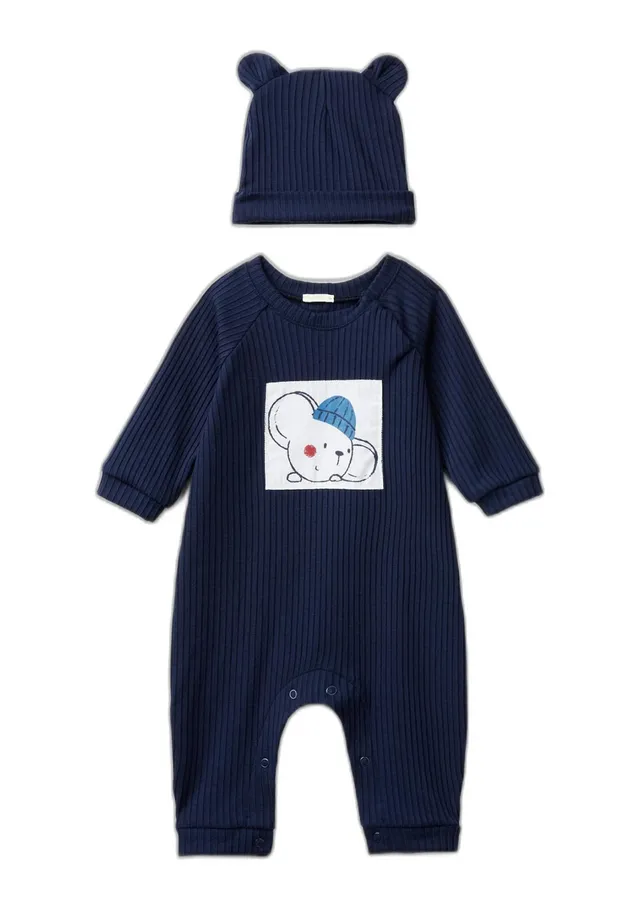Benetton Pantaloni e Jeans Tuta Bimbo 56 Cotone