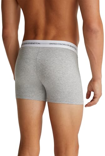 Benetton Boxer Uomo Cotone Organico 9 Cm