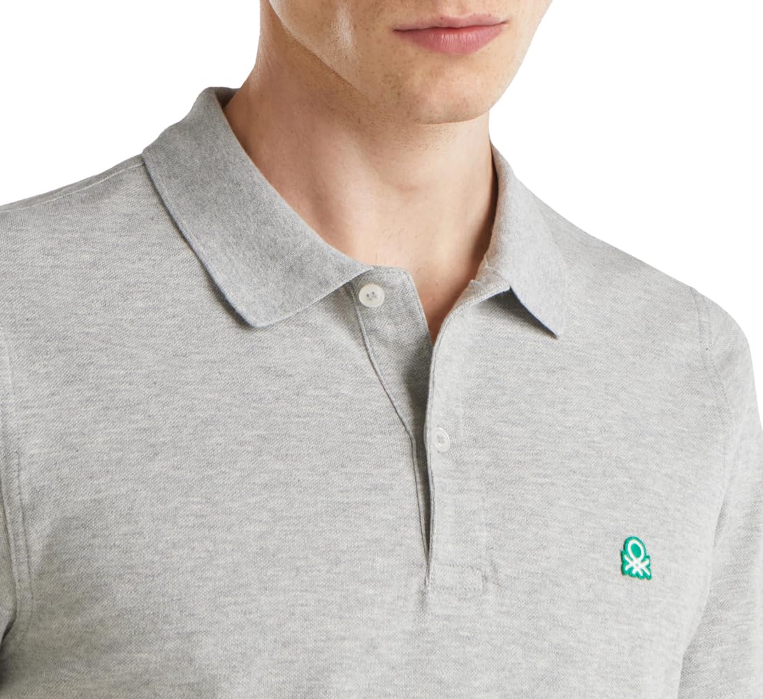 Benetton Polo M/M Polo Manica Corta Slim Patch Logo