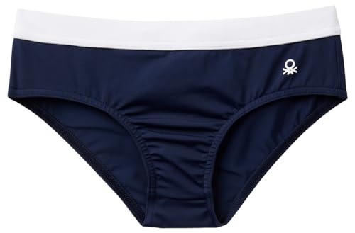 Benetton Slip Costume Mare Bambino Blu Notte 73c 2 Anni