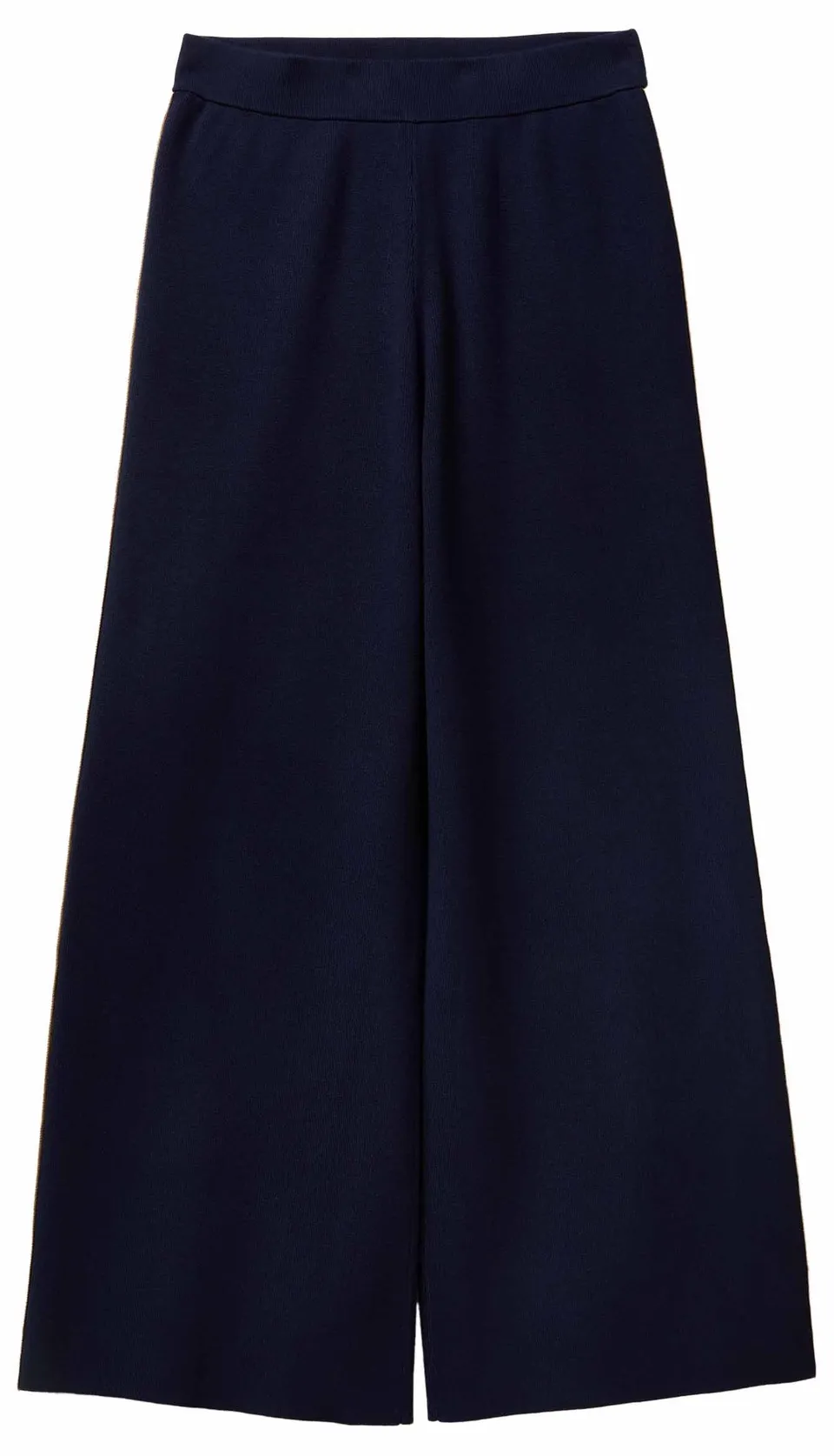 Benetton 17q3df013 Pantaloni Maglia Donna Blu XXS