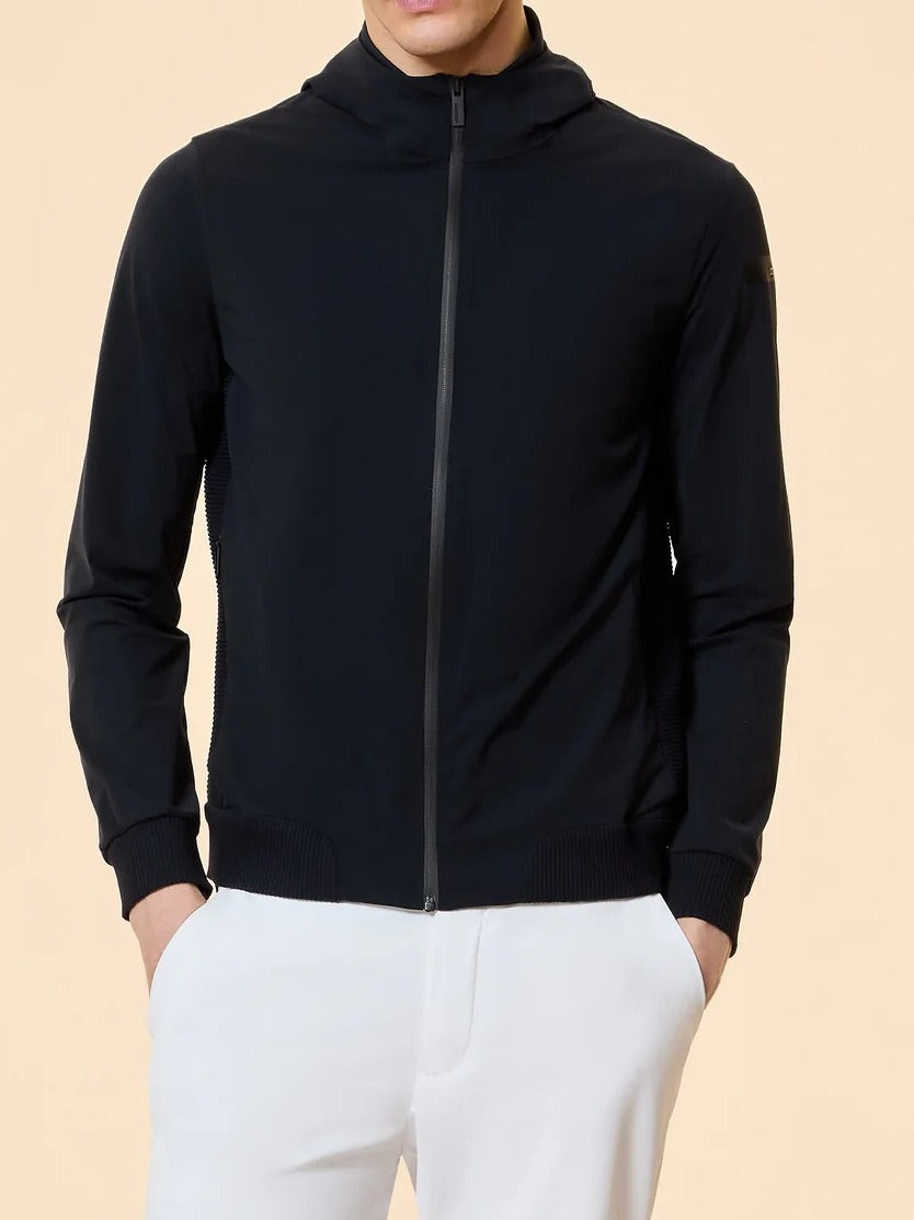 RRD 26156 Felpa Blue Black Cappuccio Taglia 52