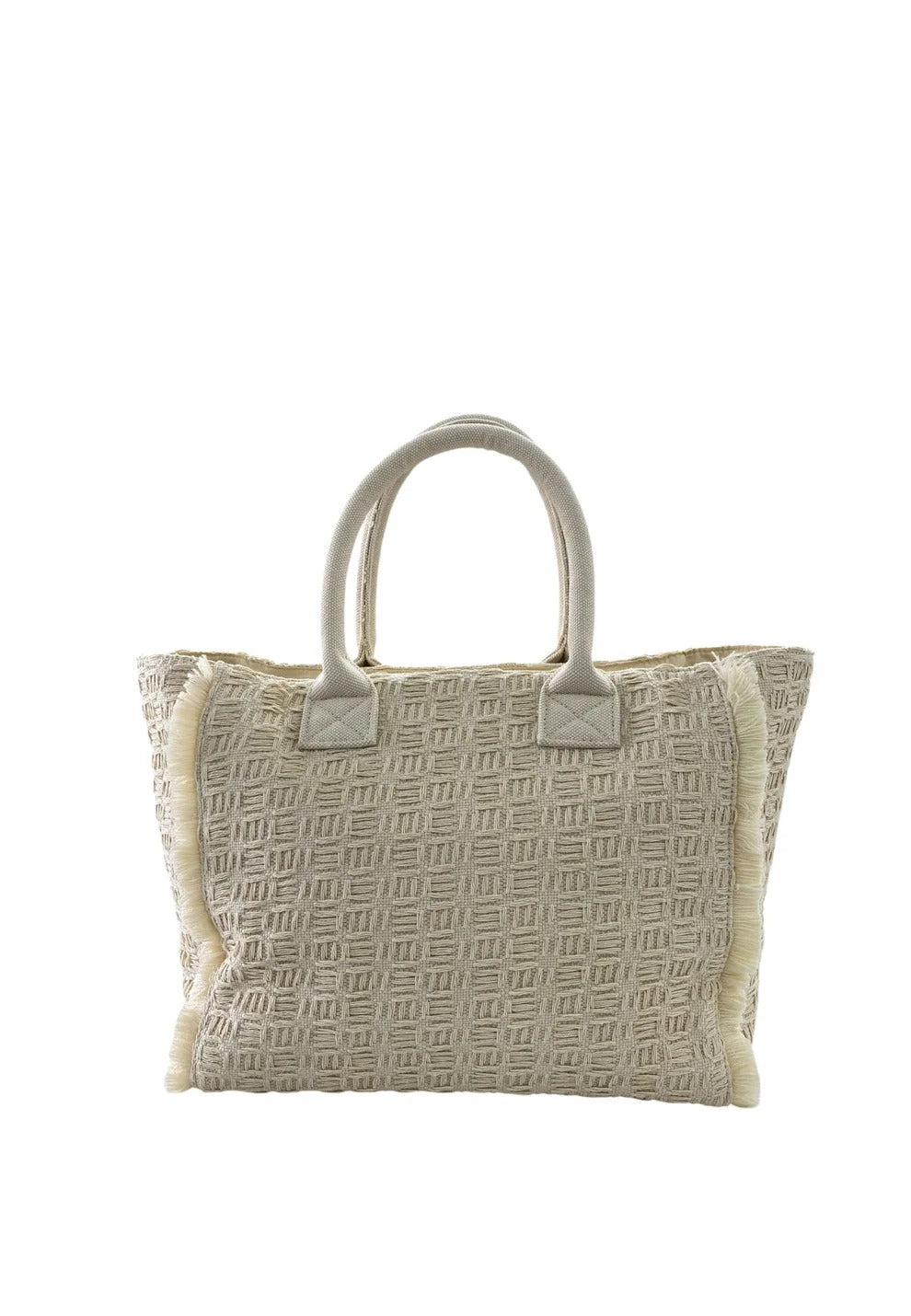 Gaelle Paris GAACW03178 Maxi Shopper Beige Logo Cotone