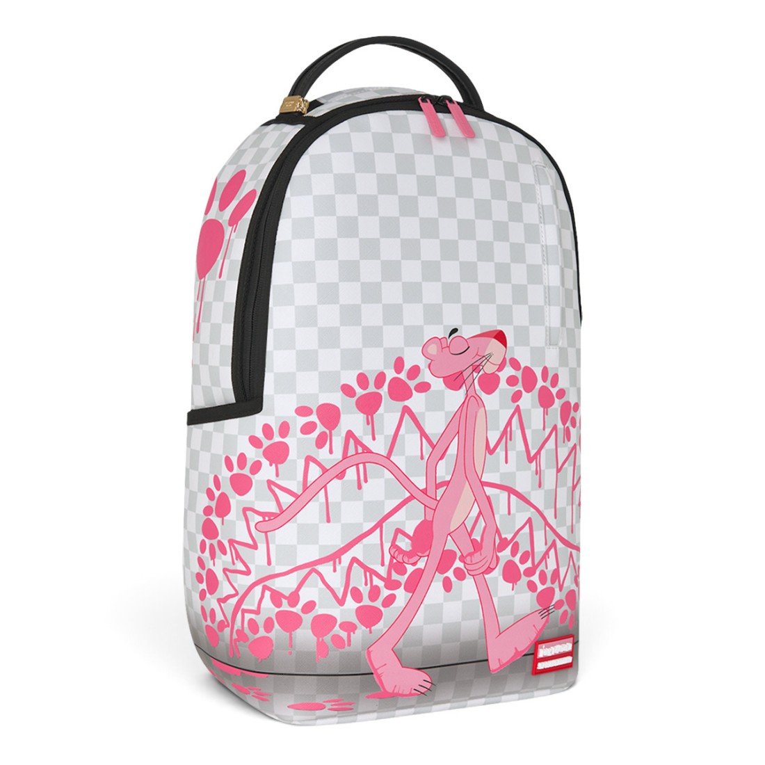 Sprayground 910B8860NSZ zaino Pink Panther bianco scacchi PVC
