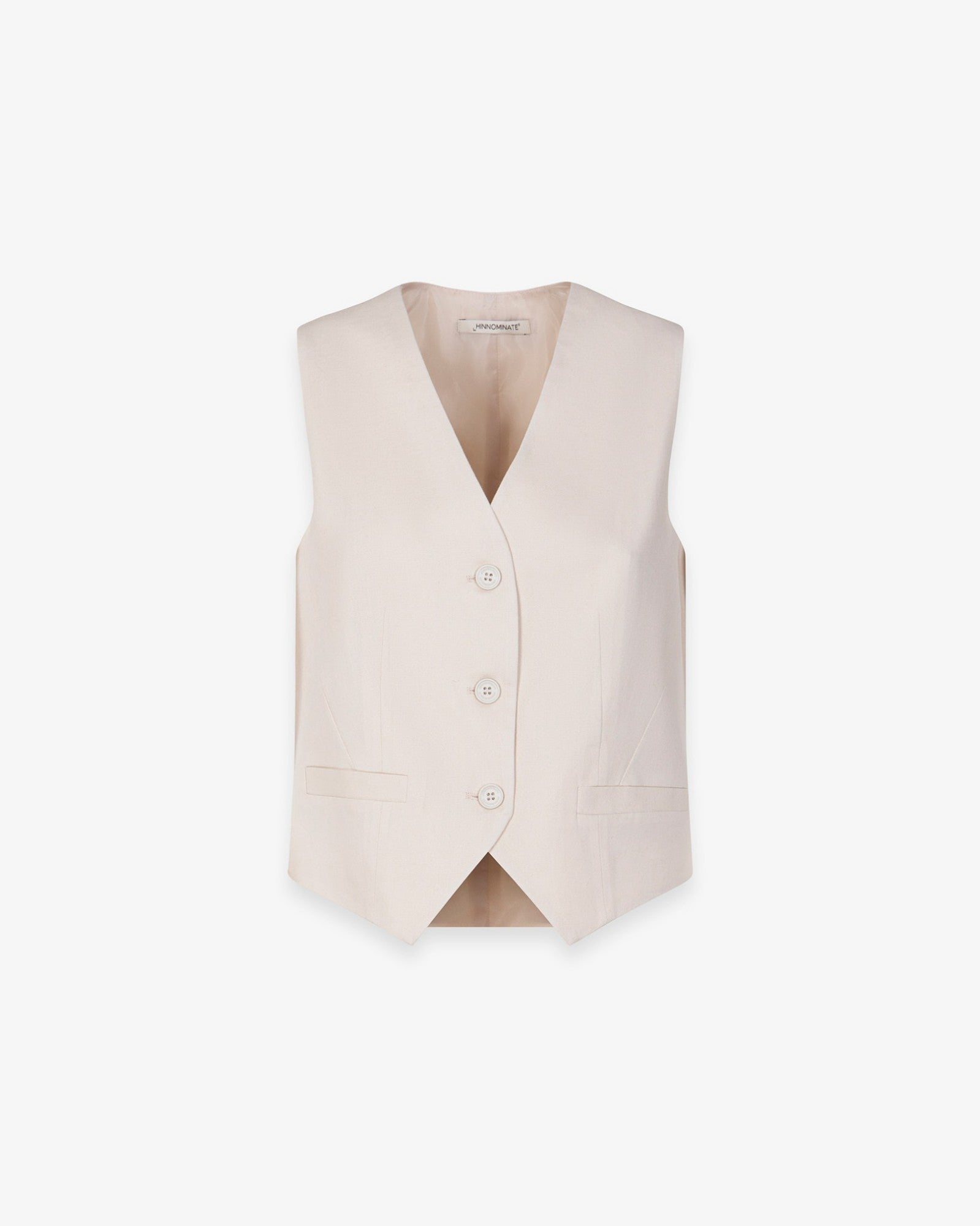 Hinnominate HMABW02628 gilet lino beige regular