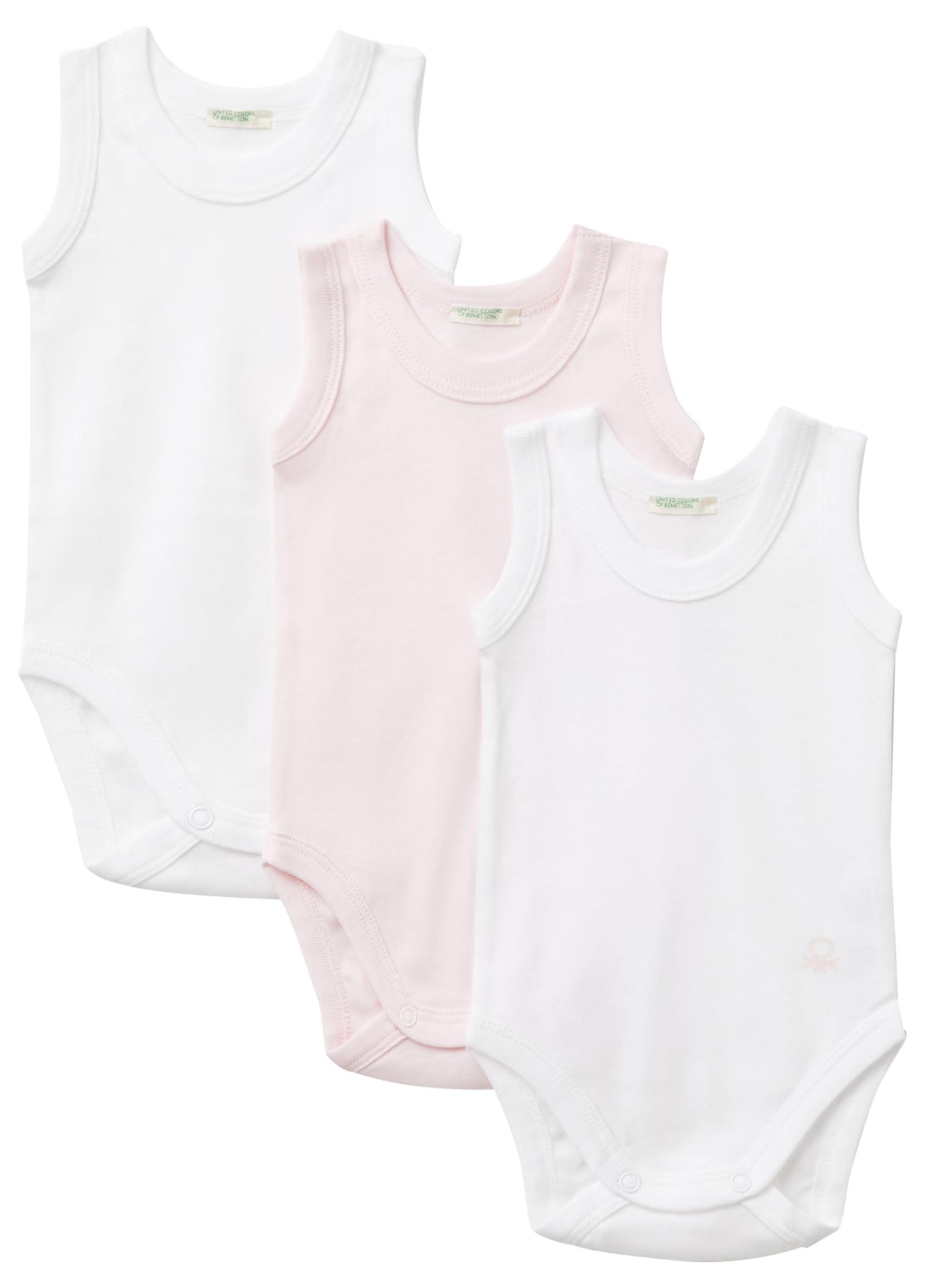 United Colors of Benetton Set 3 Body Canotta Donna Cotone Bio