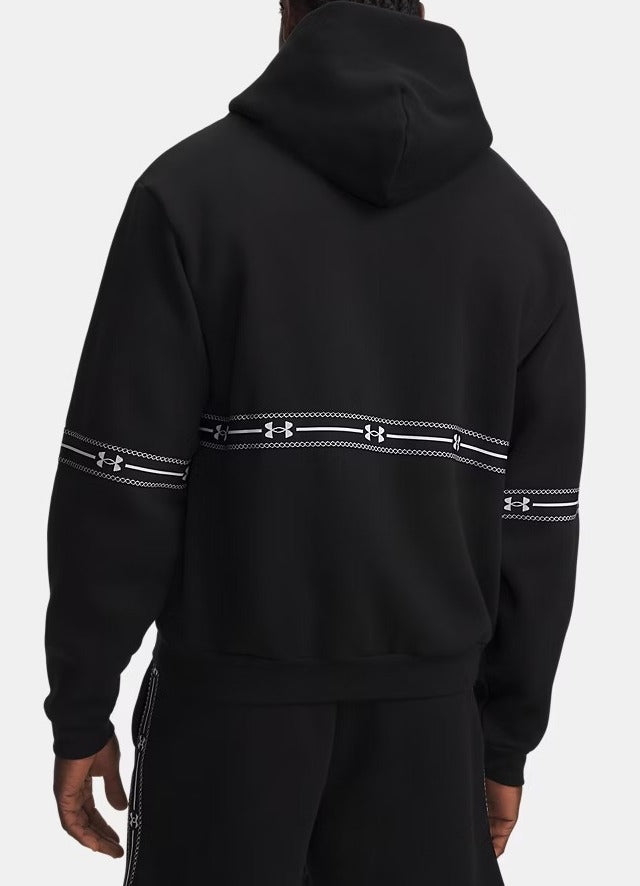 Under Armour Icon 77-6013459 felpa uomo ultimate black pile