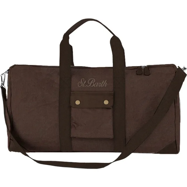 MC2 Saint Barth Jetleg Wax Borsone Marrone Nylon 55cm