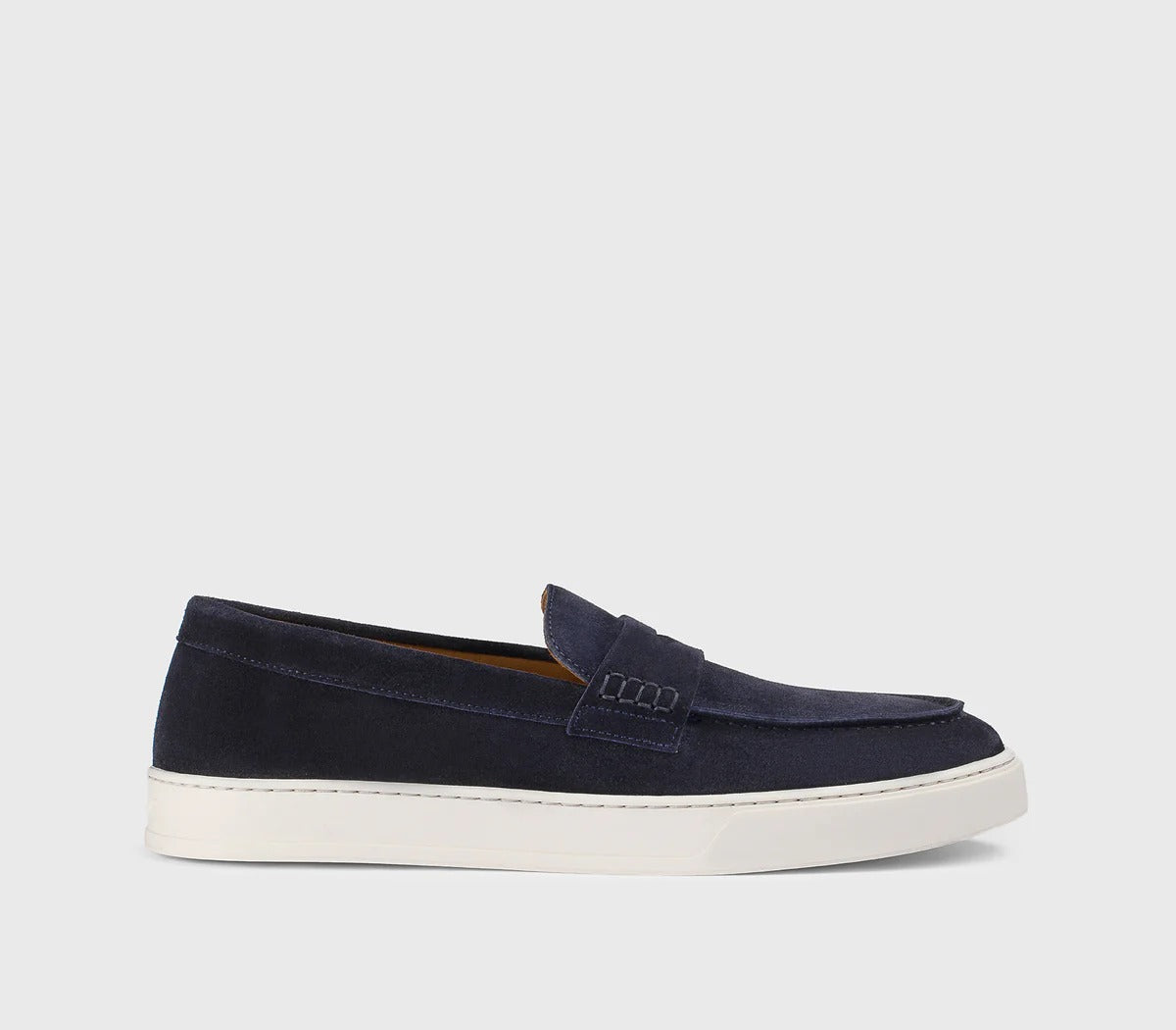 Doucal's DU3546STEVUY009 mocassino uomo blu scamosciato