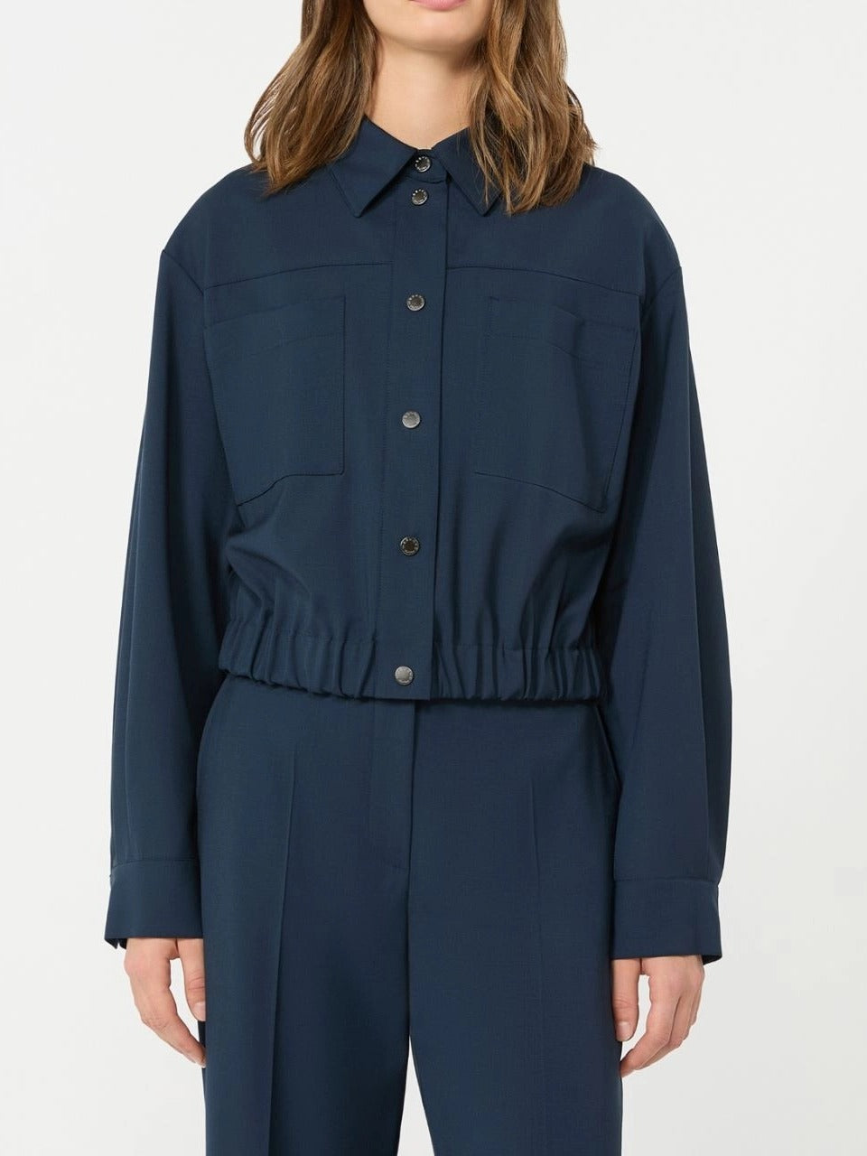 Weekend Max Mara Decano WKDDECANO giacca blu lana