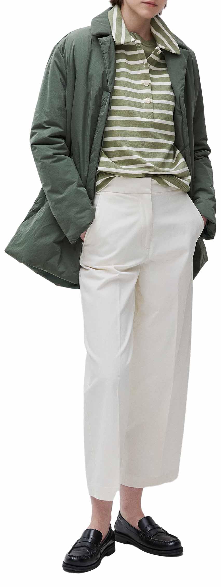 United Colors of Benetton 3PNUD3018 Polo Donna Panna