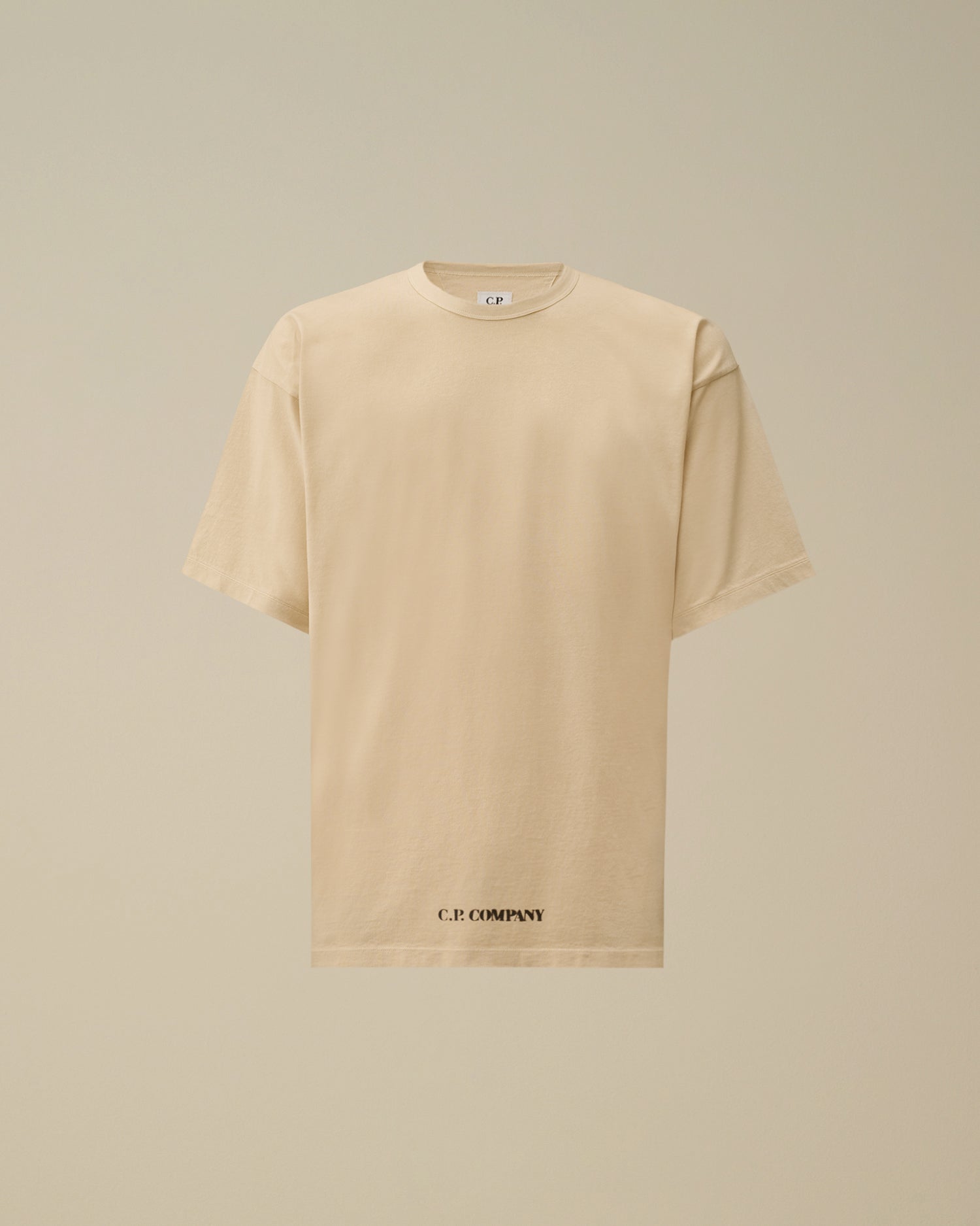 C.P. Company 20CMTS213A006057O T-shirt uomo Frozen Dew White