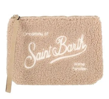 MC2 Saint Barth Aline Teddy Pochette Beige