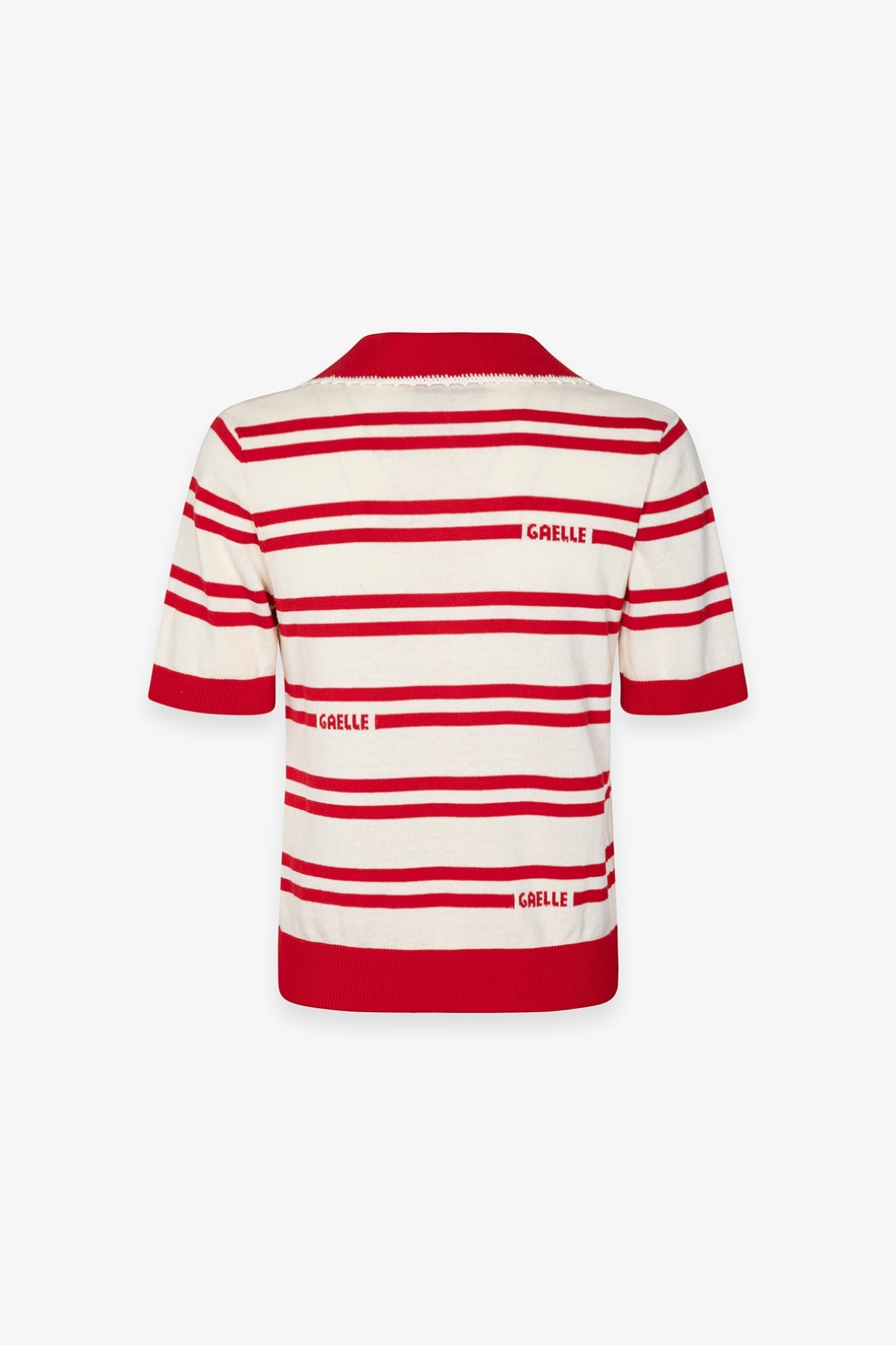 Gaelle Paris GAABW09414 Polo donna rosso righe