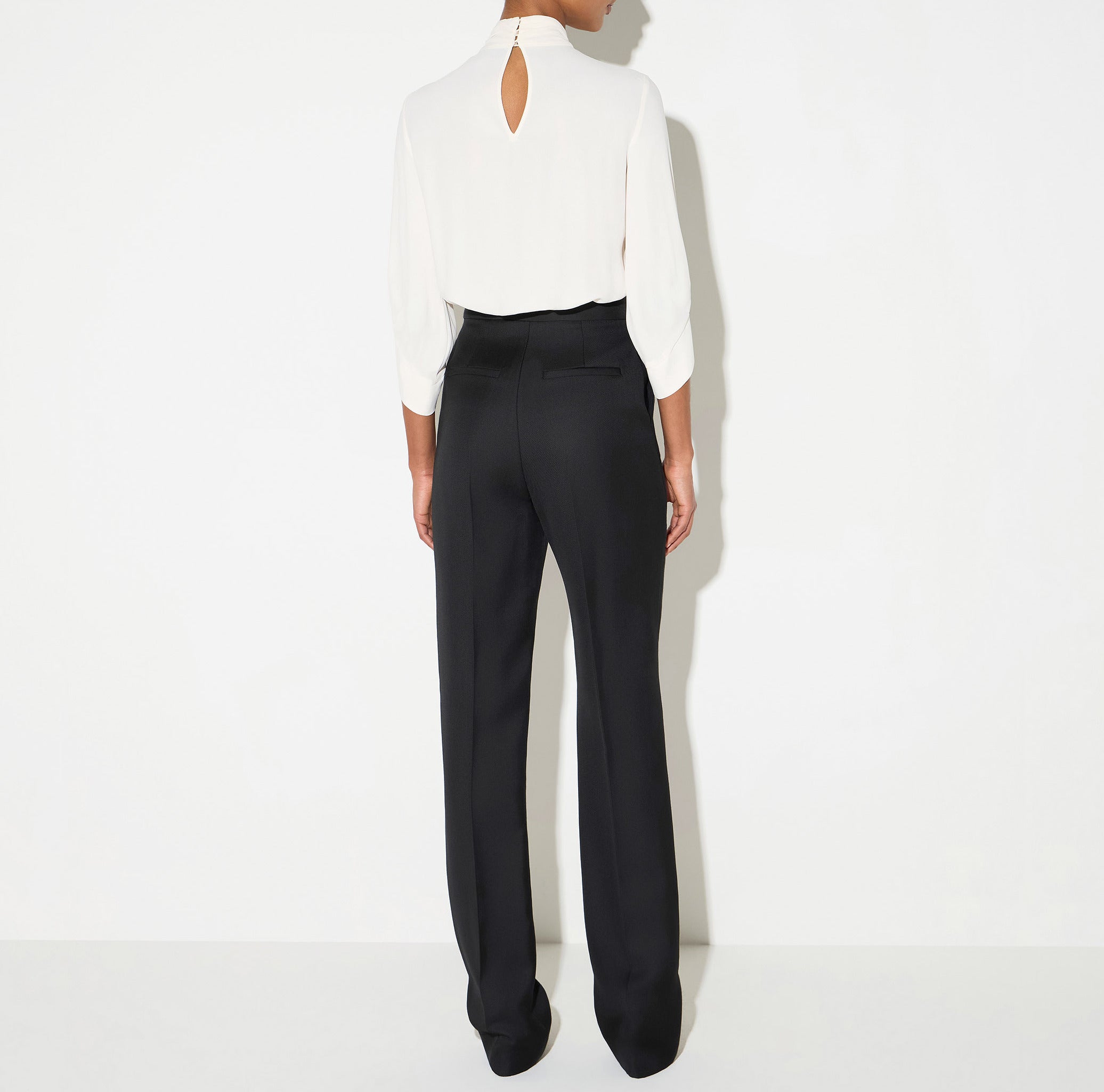 Elisabetta Franchi CA17866E2 Blusa Burro/Nero Georgette