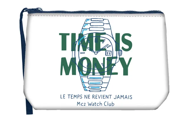 MC2 Saint Barth Aline 01605L Pochette Scuba Bianca Rich Time