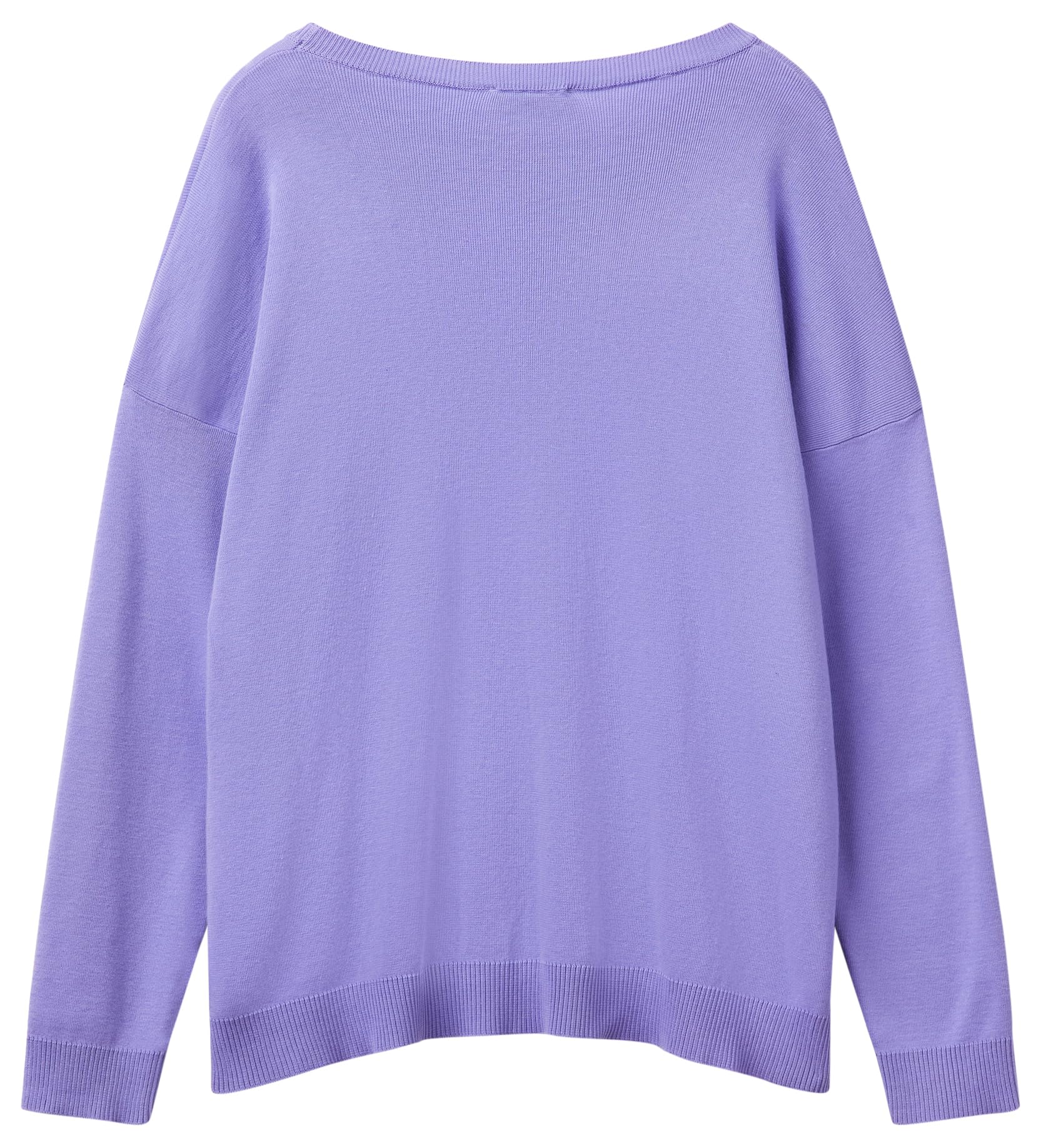 Benetton Maglieria maglia donna barca over in costina