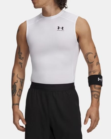 Under Armour 1361522 Canotta HeatGear Compression White