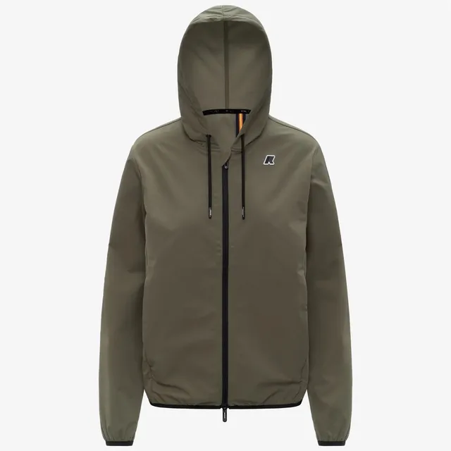 K-Way Journeer Travel K5138FW felpa Green Lichen zip