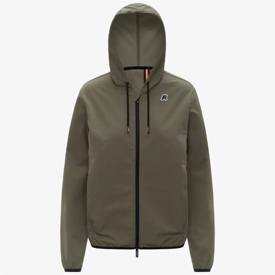 K-Way Journeer Travel K5138FW felpa Green Lichen zip