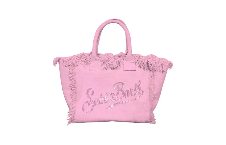 MC2 Saint Barth Vanity Mini Borsa Rosa Strass