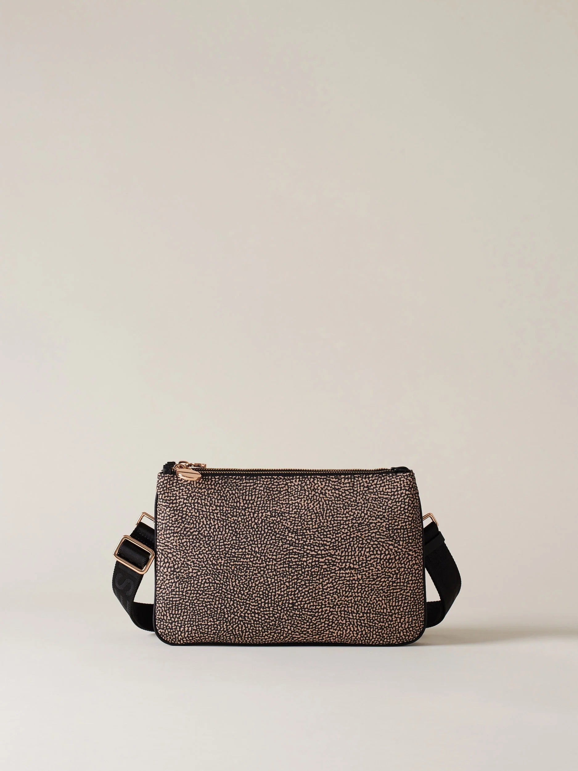 Borbonese Luna Small 934119 I15 borsa tracolla op nero