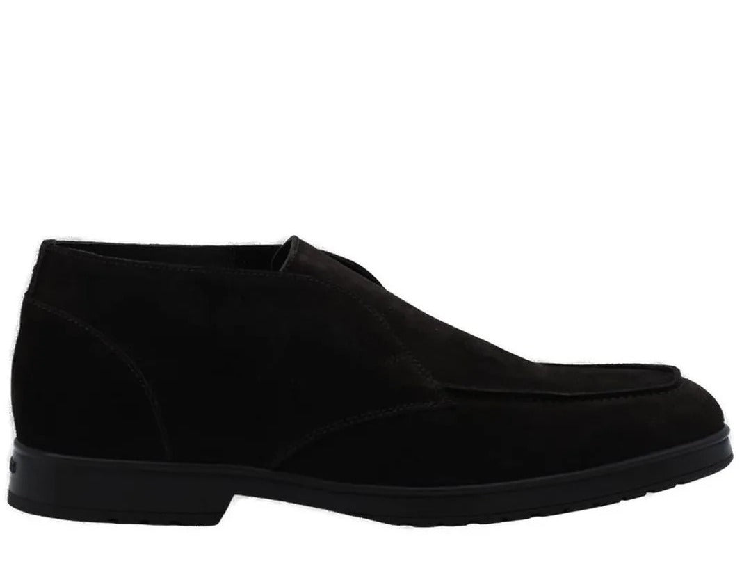 Doucal's Adler Scarpa chukka uomo nero suede