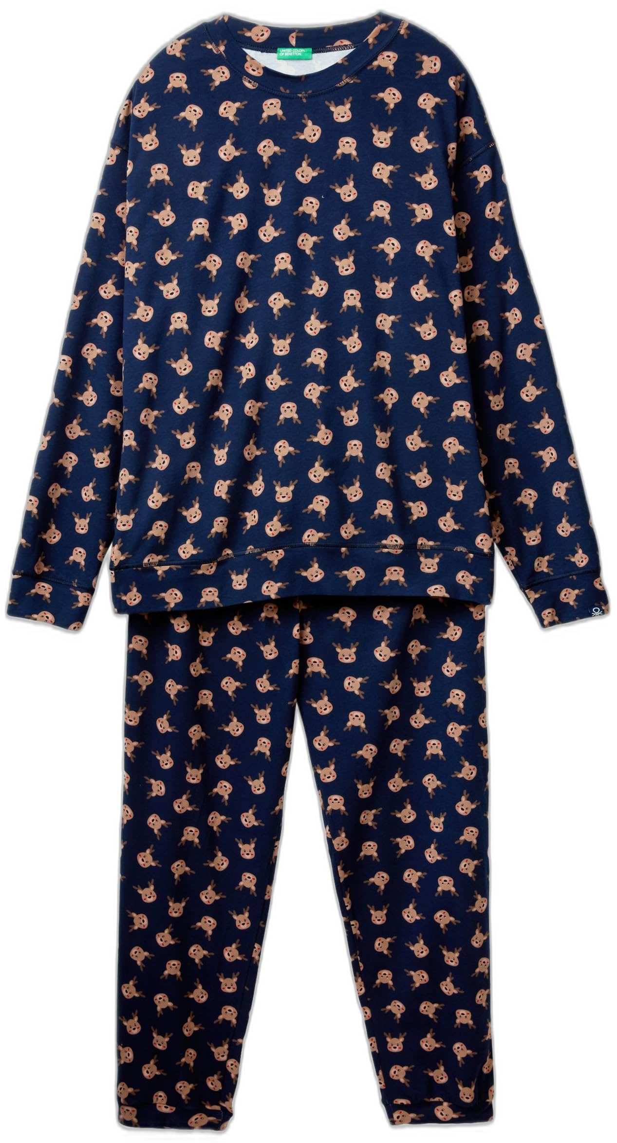 Benetton Set Pigiama Uomo Pile S Garfield Allover