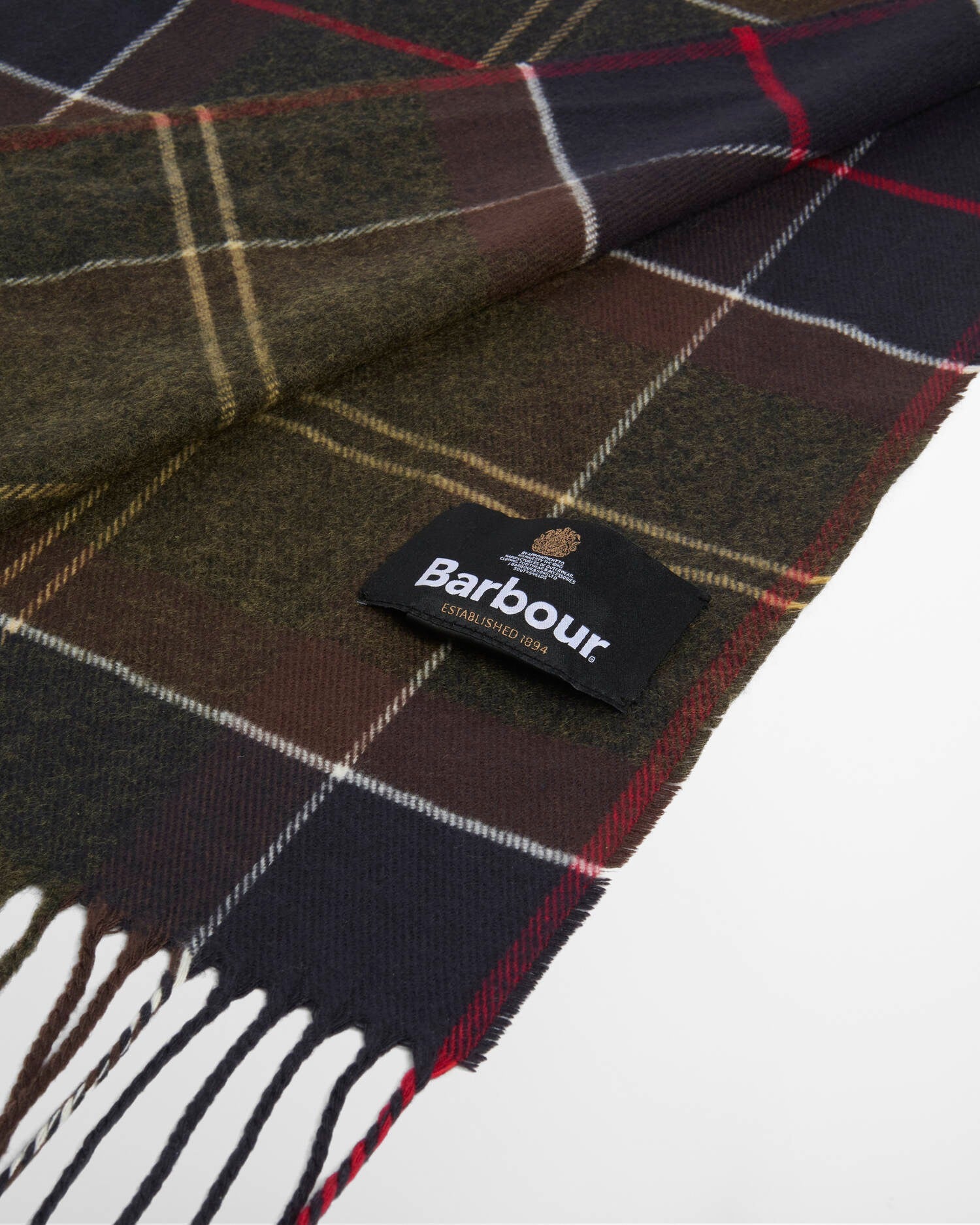 Barbour Galingale USC0300 sciarpa Classic Tartan acrilico