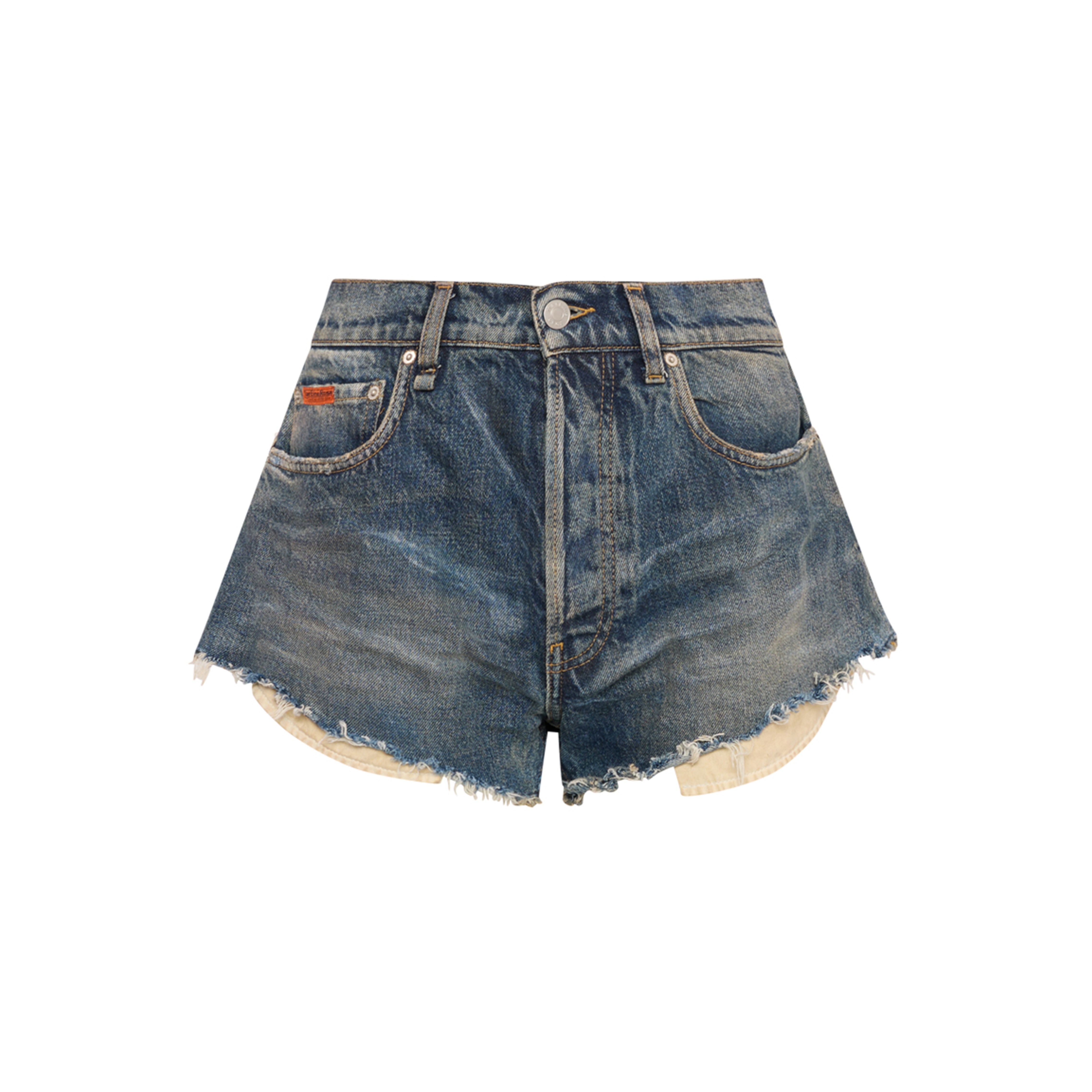 Martine Rose Short Shorts pantaloncini blu trucker
