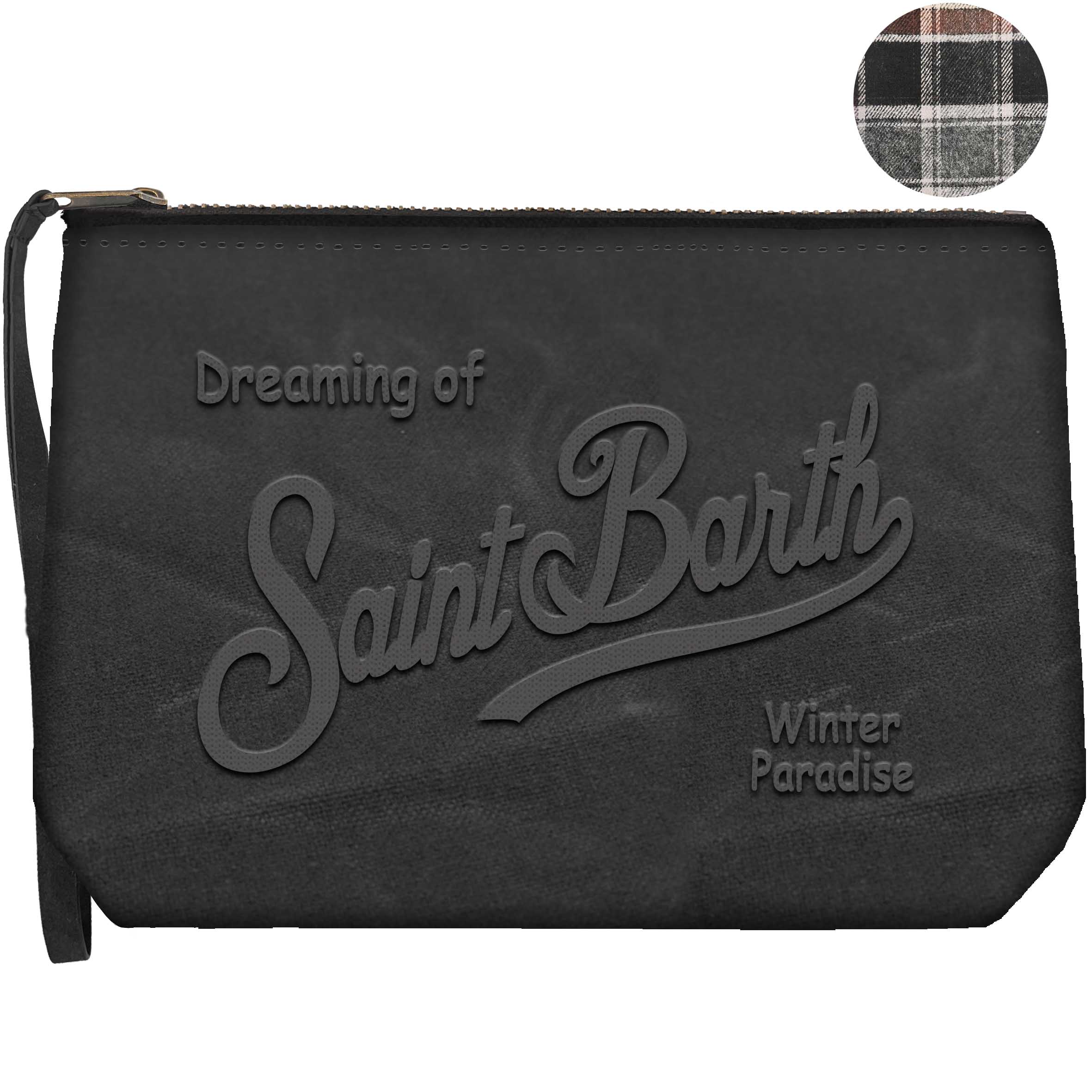 MC2 Saint Barth Aline Wax Pochette Nero Nylon