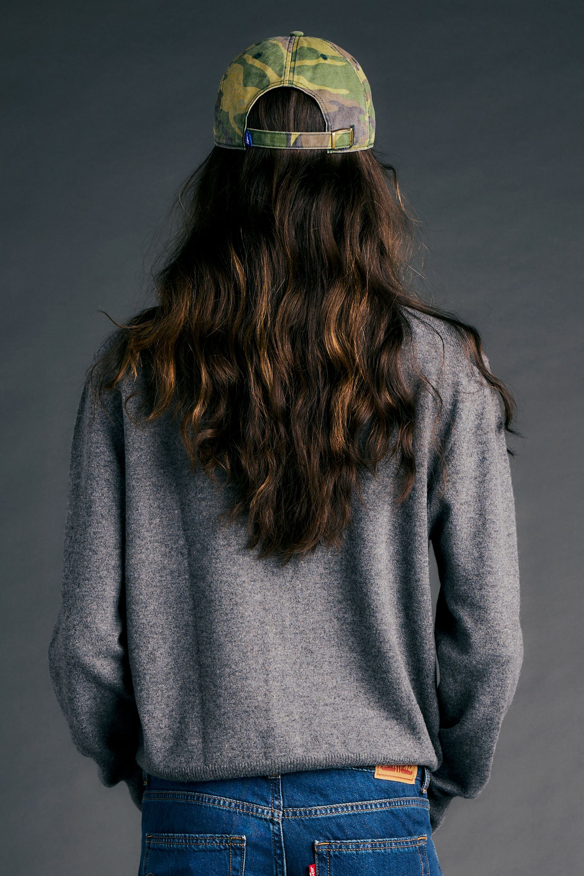 Karen Walker Posy Cashmere Cardigan cashmere grigio marle