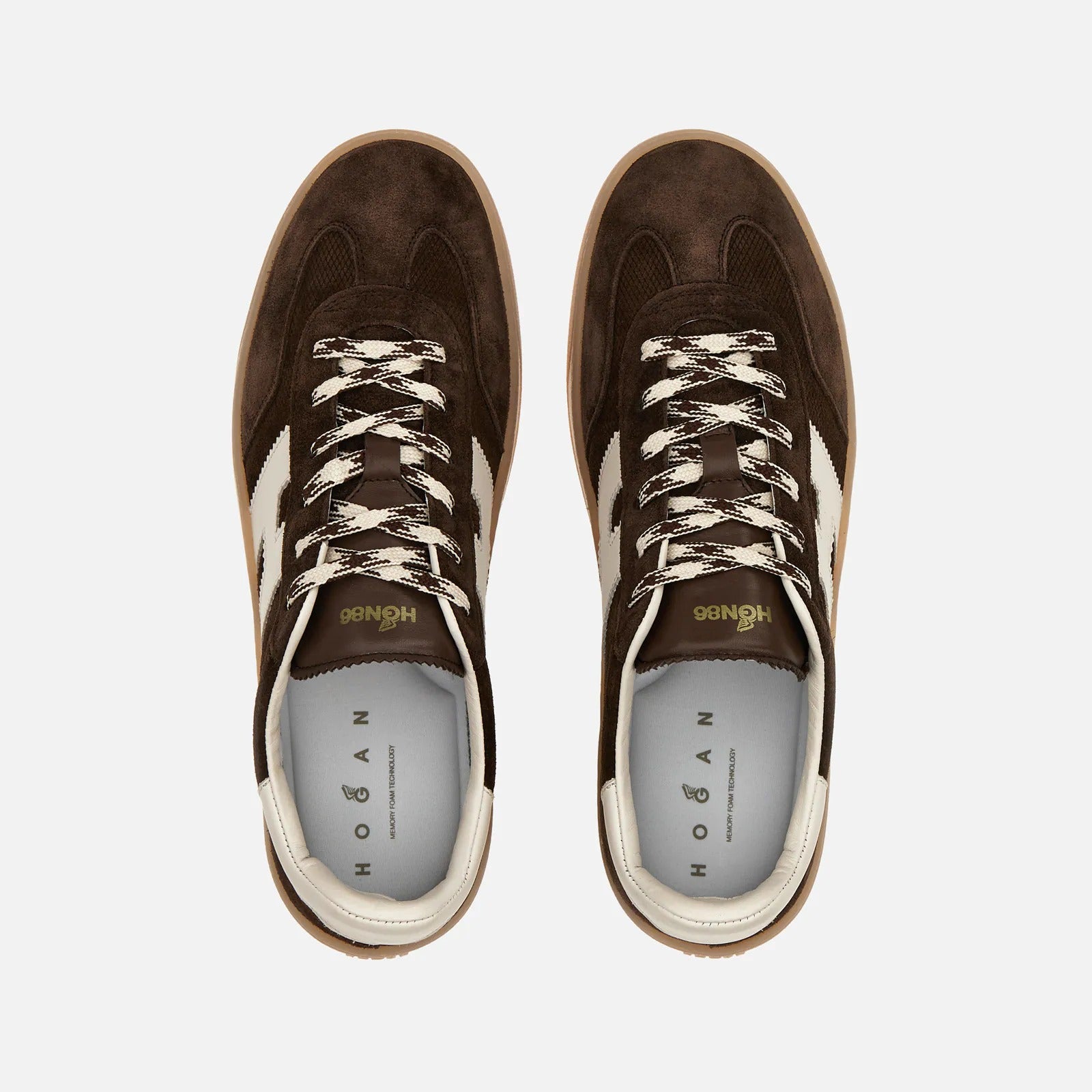 Hogan Cool Sneakers Donna Pelle Marrone