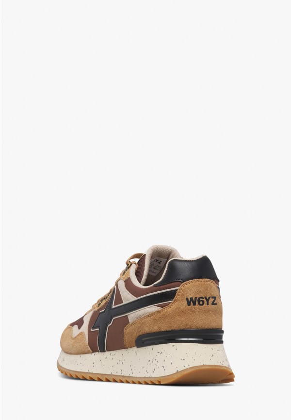 W6YZ Yak-M 2015185 sneakers marrone beige uomo
