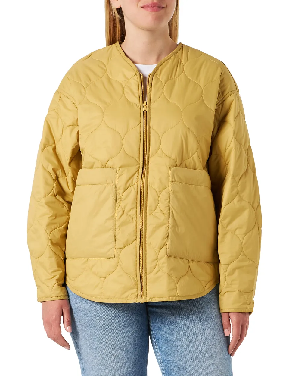 Benetton Giacchetto Imbottito Donna trapuntato con zip