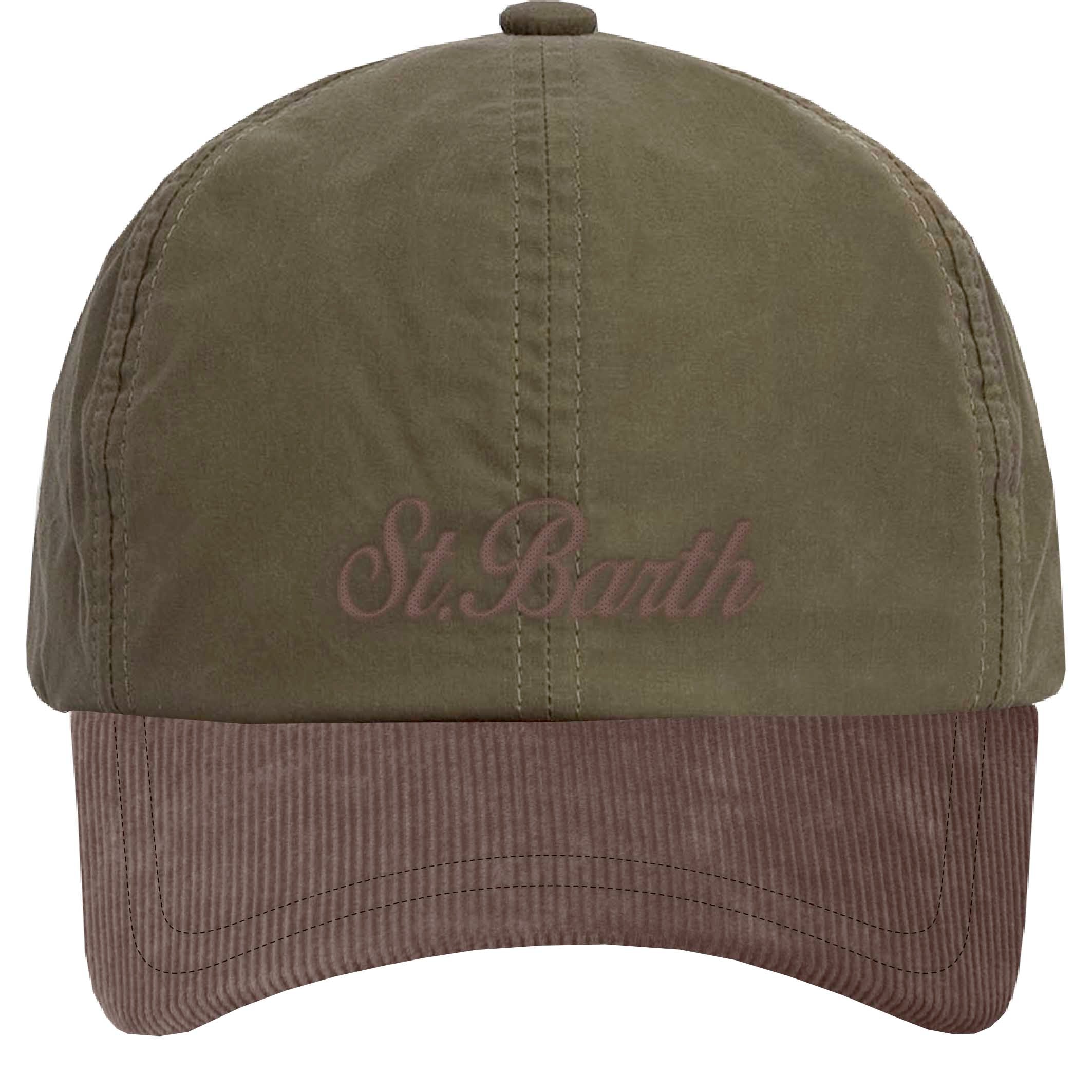 MC2 Saint Barth Baseball Wax Corduroy Cappello Militare