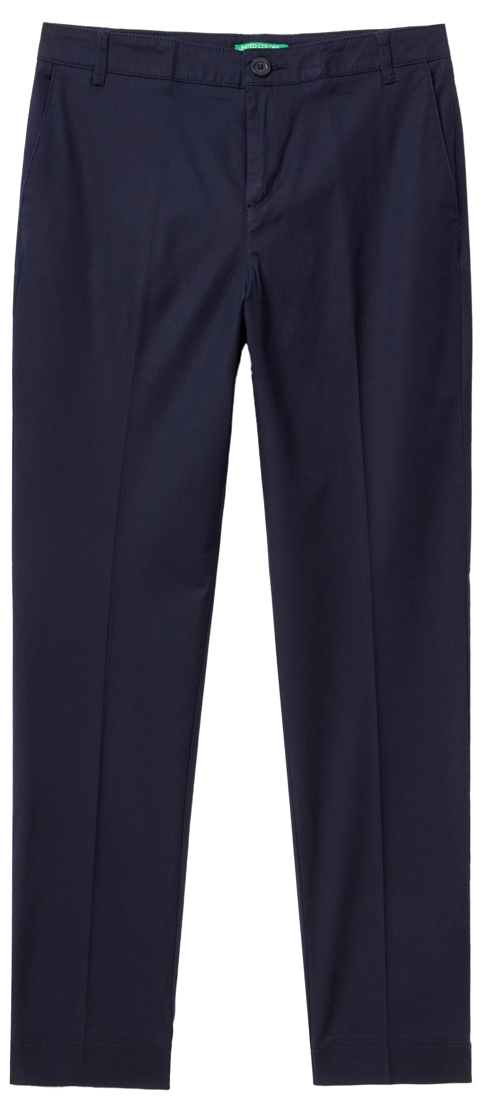 Benetton Chino Donna in Cotone Stretch Gamba Dritta