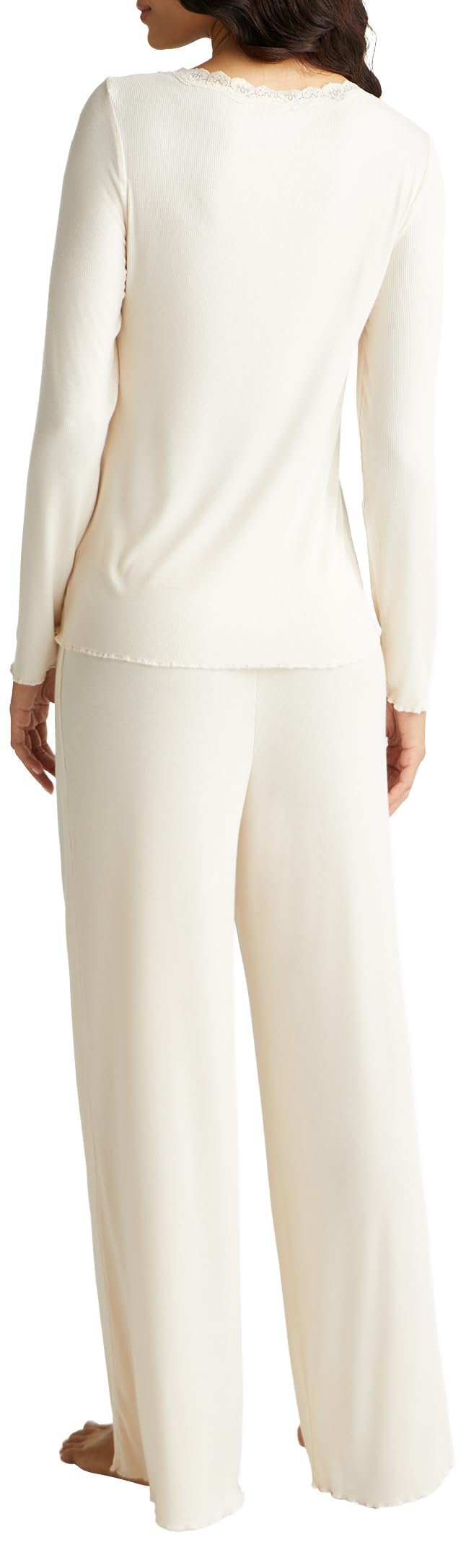 Benetton pigiama donna costina modal scollo barchetta taglia S