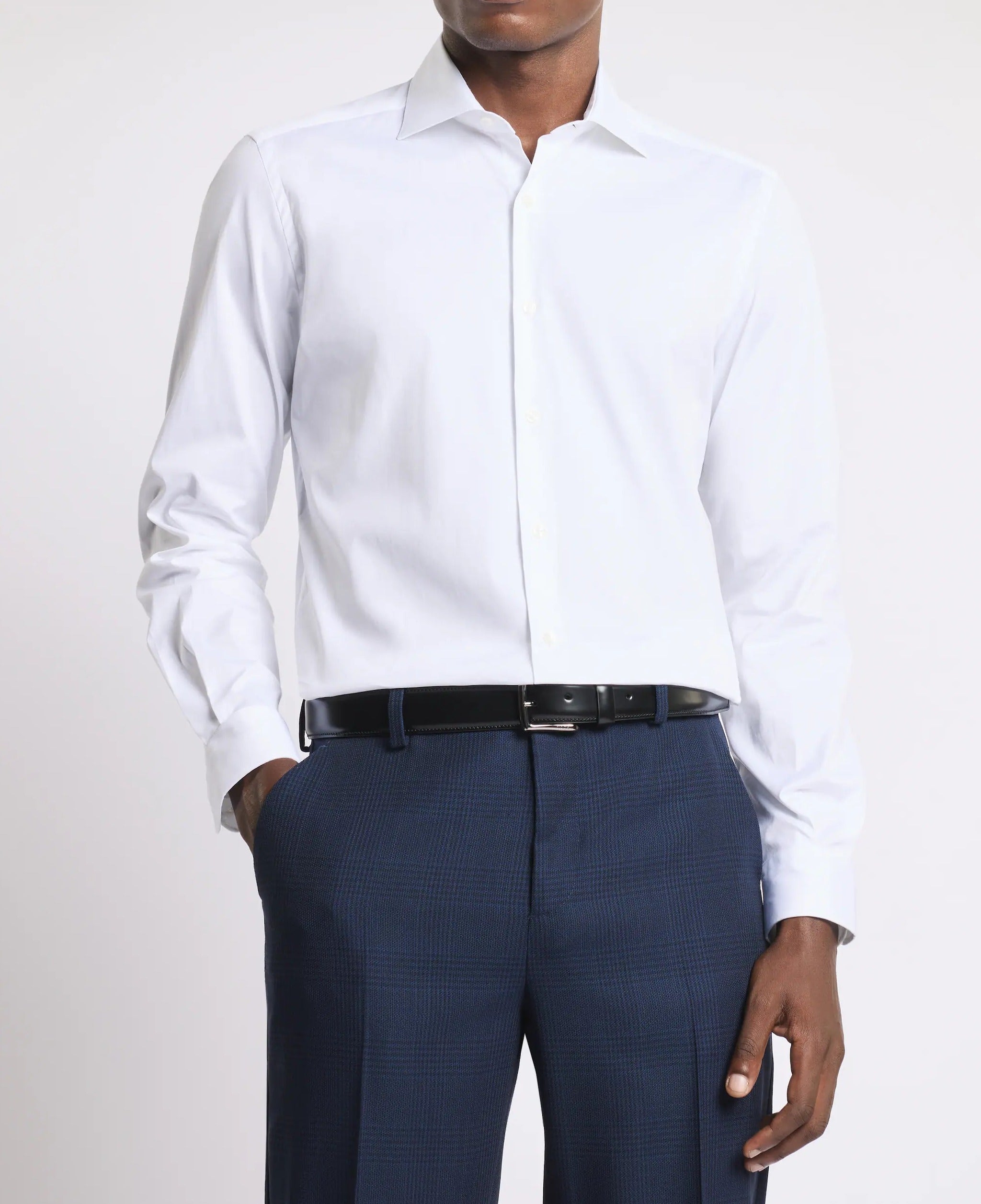 Fay NCMA152259SOR Camicia Popeline Cotone Bianco