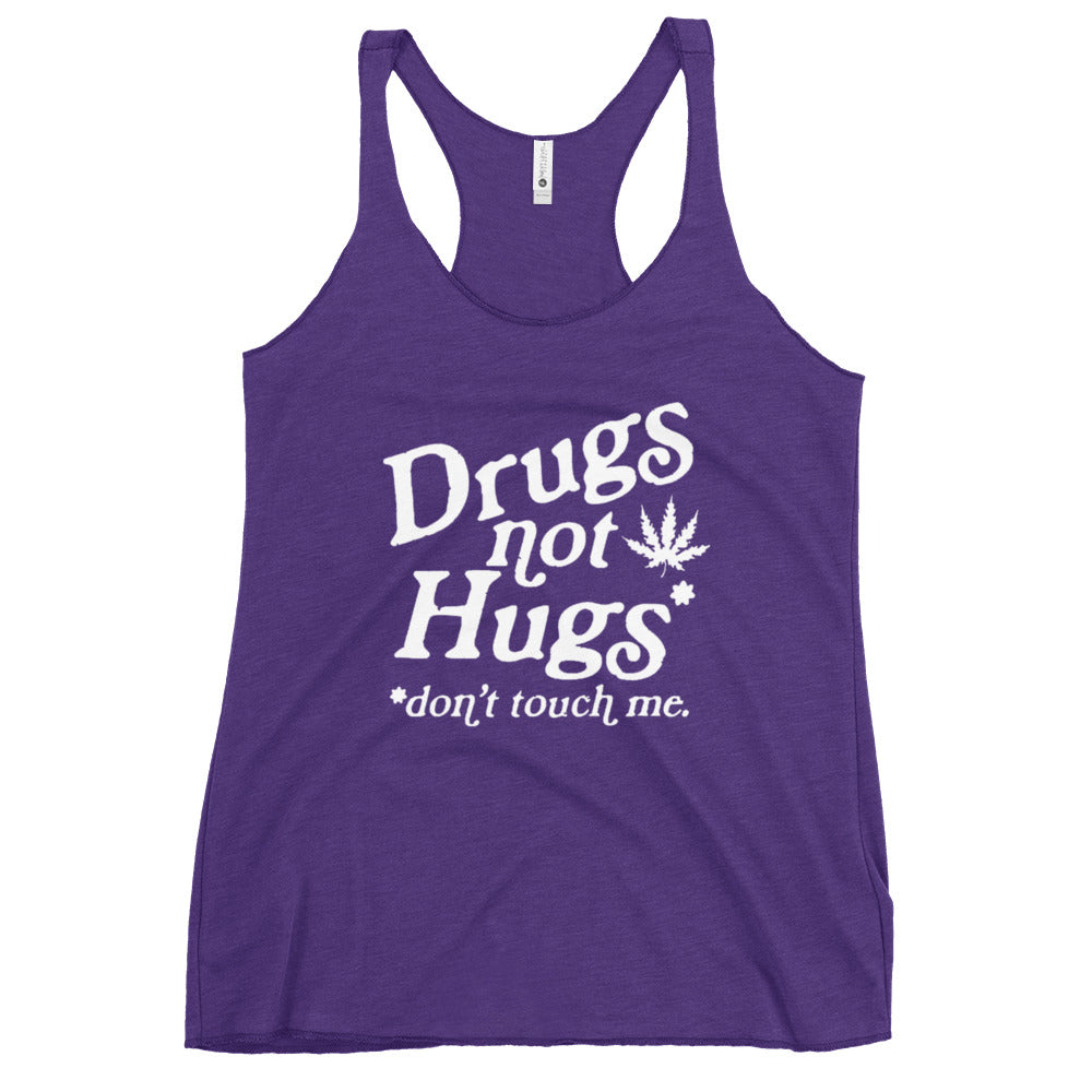 Pure Trash Drugs Not Hugs canotta donna rossa