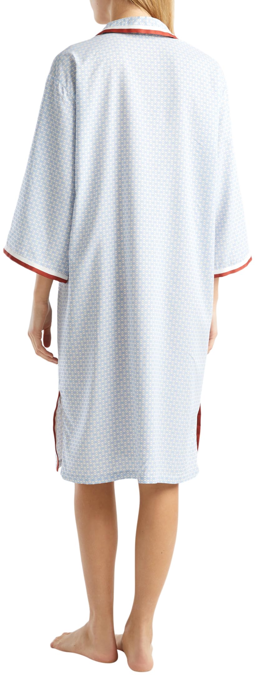 Benetton 41hh3c003 Camicia da Notte Donna S stampata