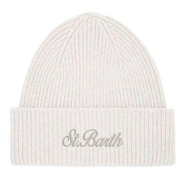 MC2 Saint Barth Moss Wool 00038M berretto donna off white lana