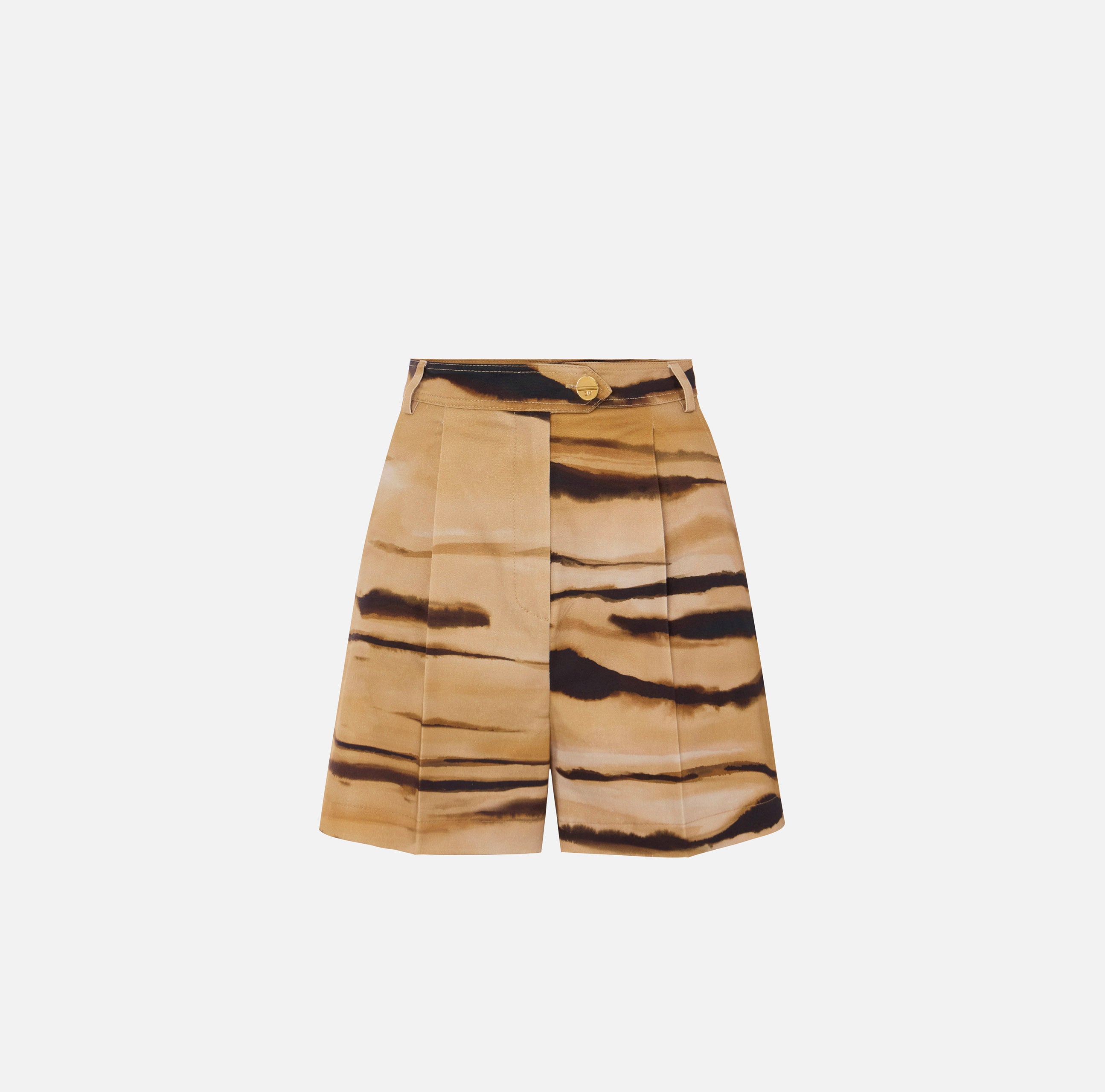 Elisabetta Franchi SH01362E2 Shorts Donna Cammello Tigrato
