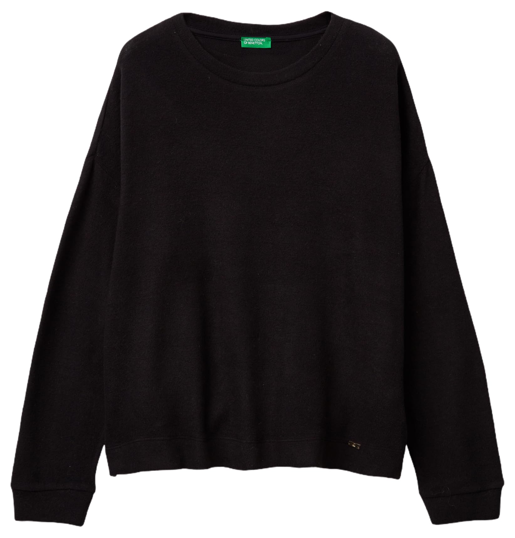 Benetton 3q413m08a Maglione Donna Pristine manica lunga