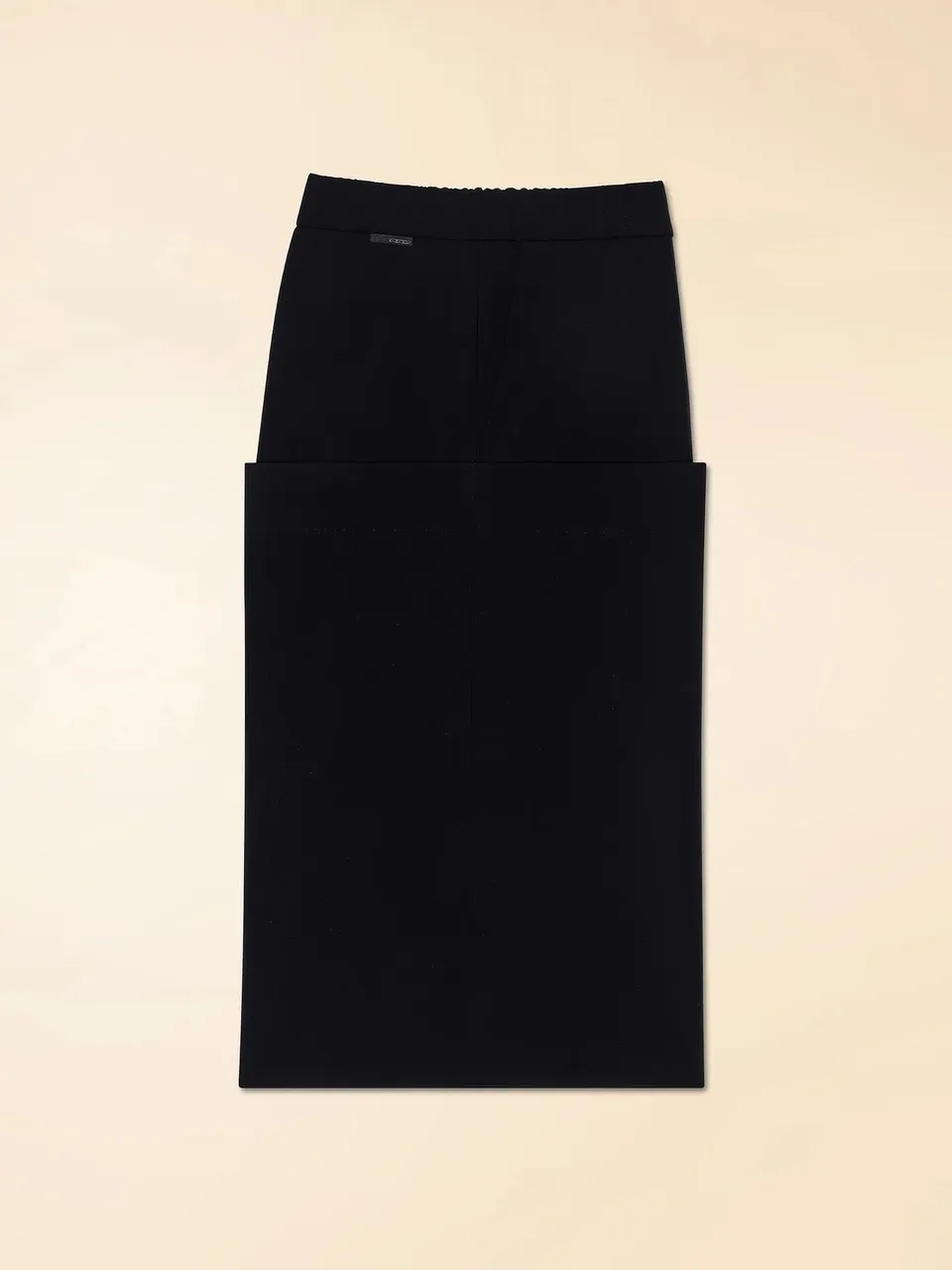 RRD 26854 pantalone palazzo tecnico nero donna