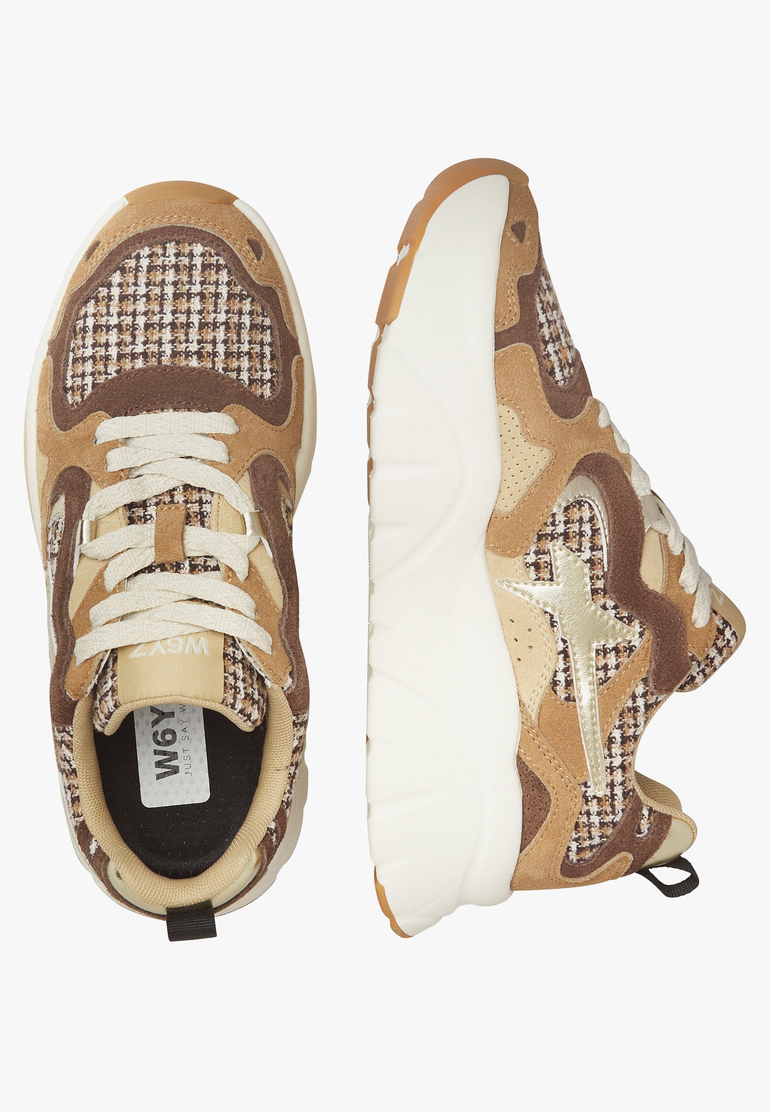 W6YZ Mia-W 2019468 08 Sneakers Donna Marrone Platform