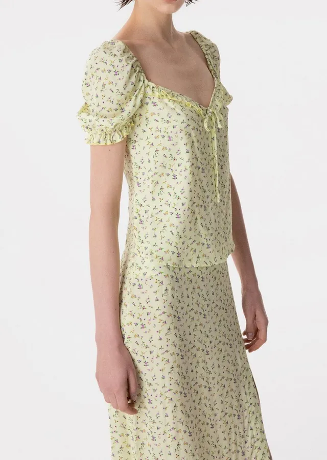Mar De Margaritas Letizia MMABW01554 top Jasmin Giallo