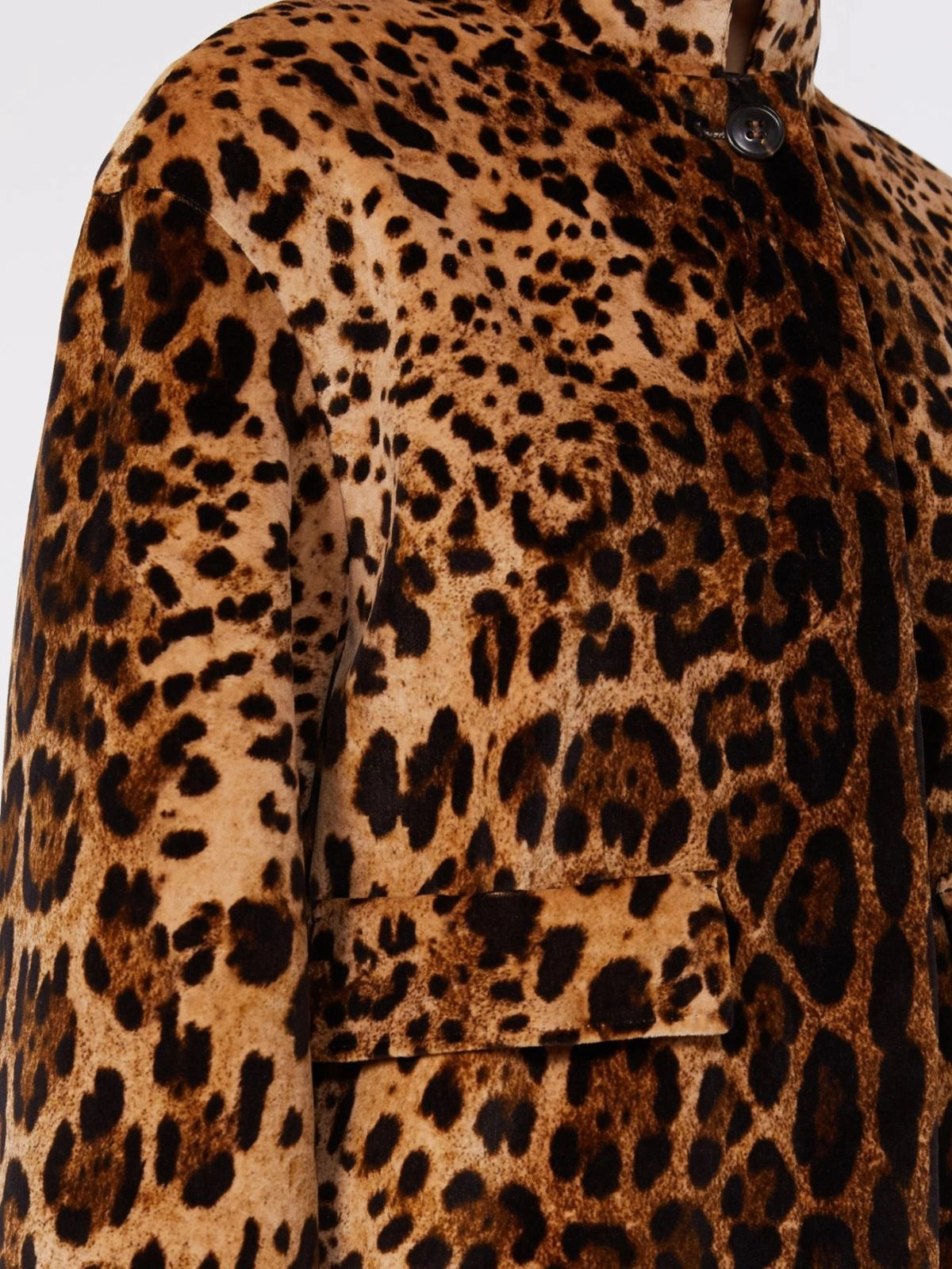 Max Mara Studio Edro MSTEDRO001 Giacca Donna Marrone Leo Velluto