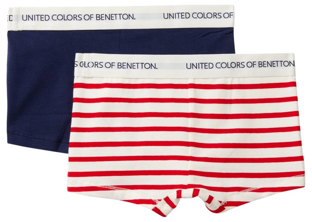 Benetton Boxer Bimbo Intimo Taglia 90 Cotone Uso Quotidiano